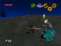 une photo d'Ã©cran de The Legend of Zelda - Ocarina of Time sur Nintendo 64